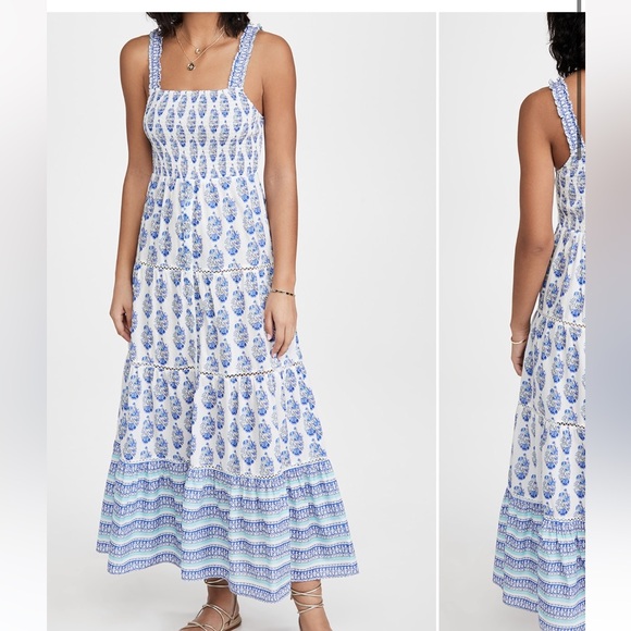 Playa lucila smocked dress - Picture 1 of 7